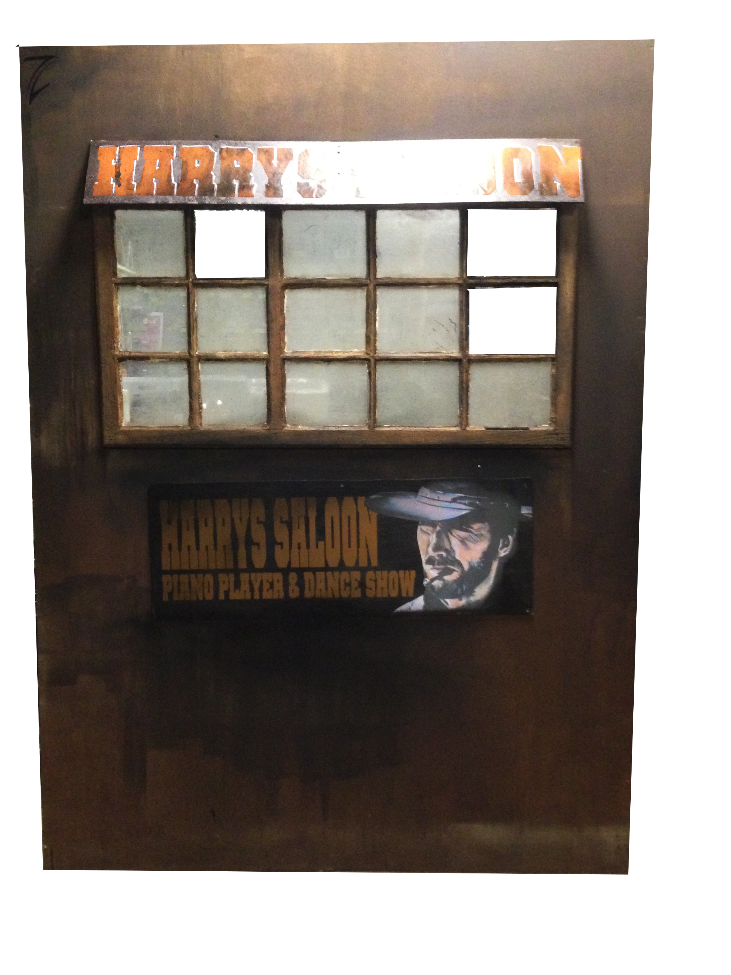 Stellwand, Kulisse "Harry´s Saloon" 2 1,70m breit 2,30m hoch